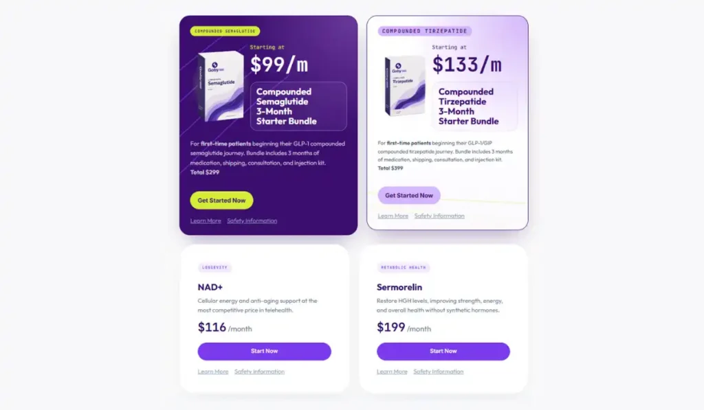 GobyMeds price